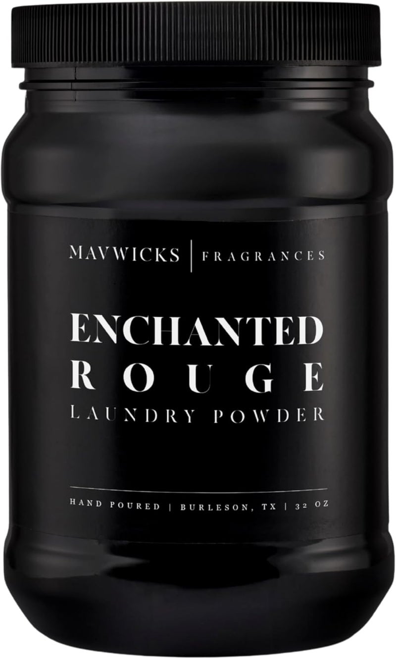 Mavwicks - Luxury Laundry Detergent Powder (Enchanted Rouge) 32 Oz – Concentrated for Tough Stains and Odors, For All Washing machine types – Gentle on Fabrics - Image 1